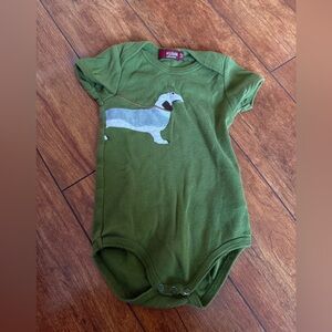 Milkbarn short sleeve onesie, 3-6M